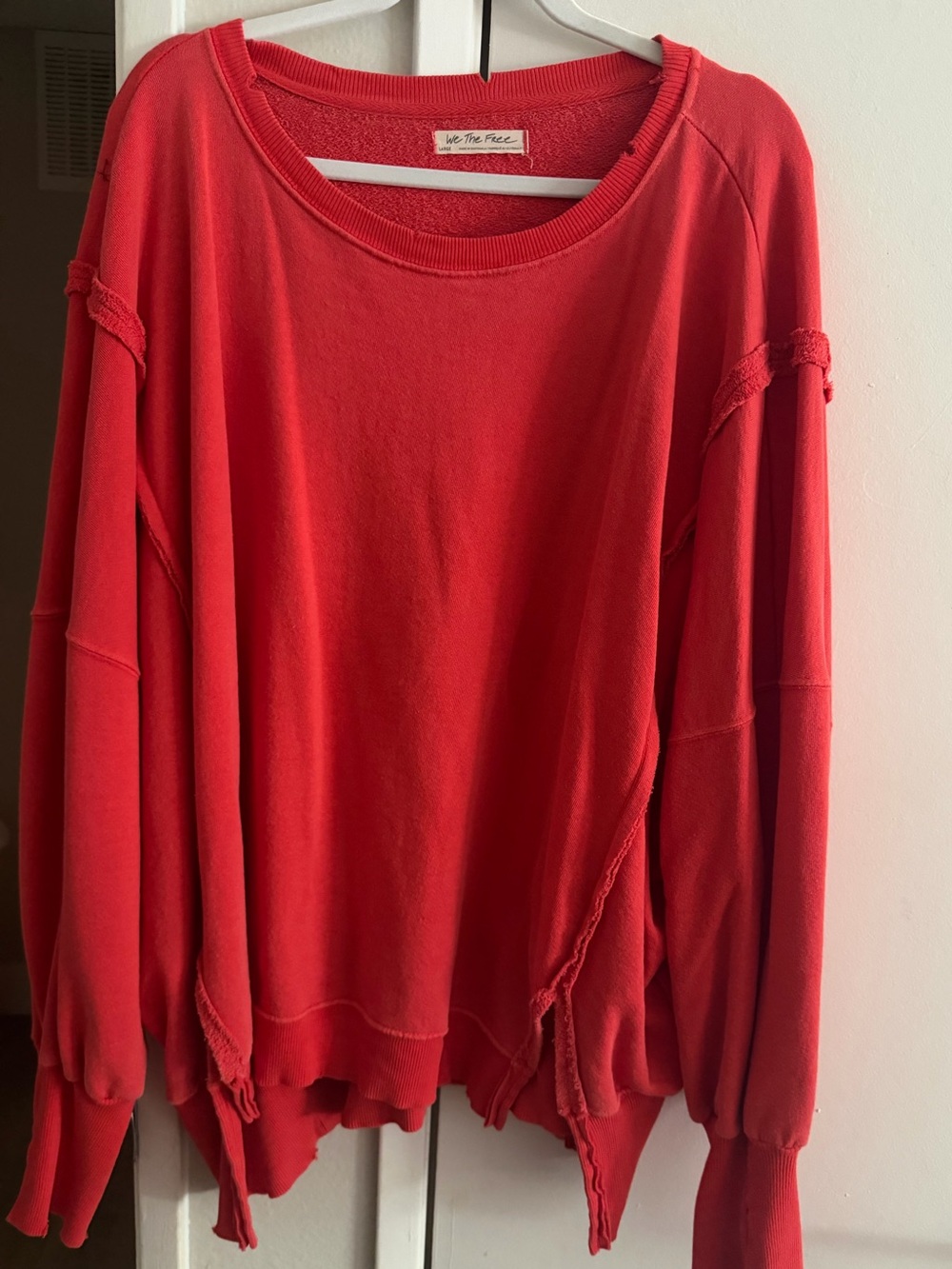 We The Free Crewneck Sweatshirt - Bright Red - Picture 2 of 5